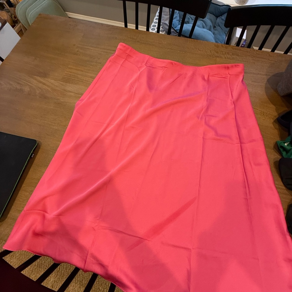 J.Crew Gwyneth Slip Skirt Hot Pink